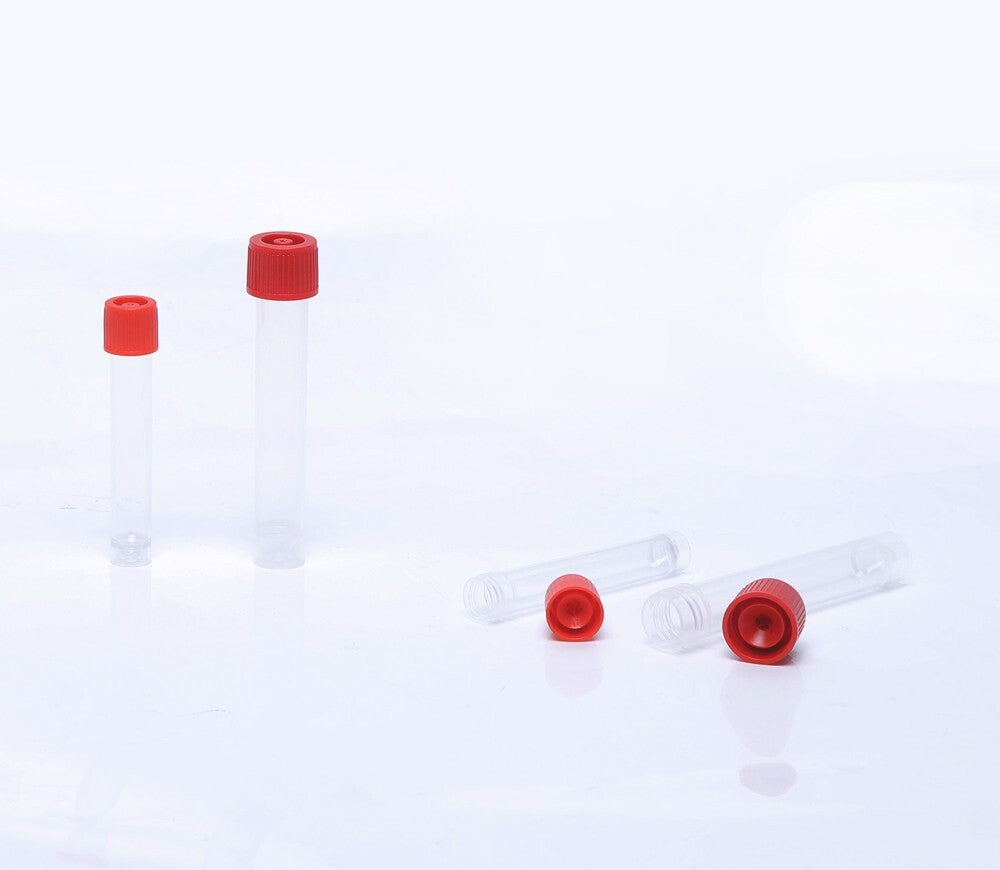 Biologix® 10mL Sample Collection Tubes with Caps, 1,000 Sets/ Case