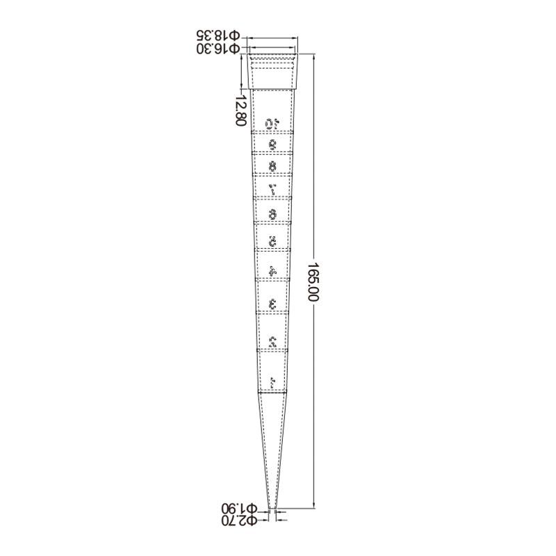 Biologix® Pipette Tips, Volume: 10ml, PP, Clear, 24/Rack, 40 Racks/Case