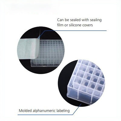 Biologix® Deep Well Plates-2.2mL (Square Well) 24/Pack