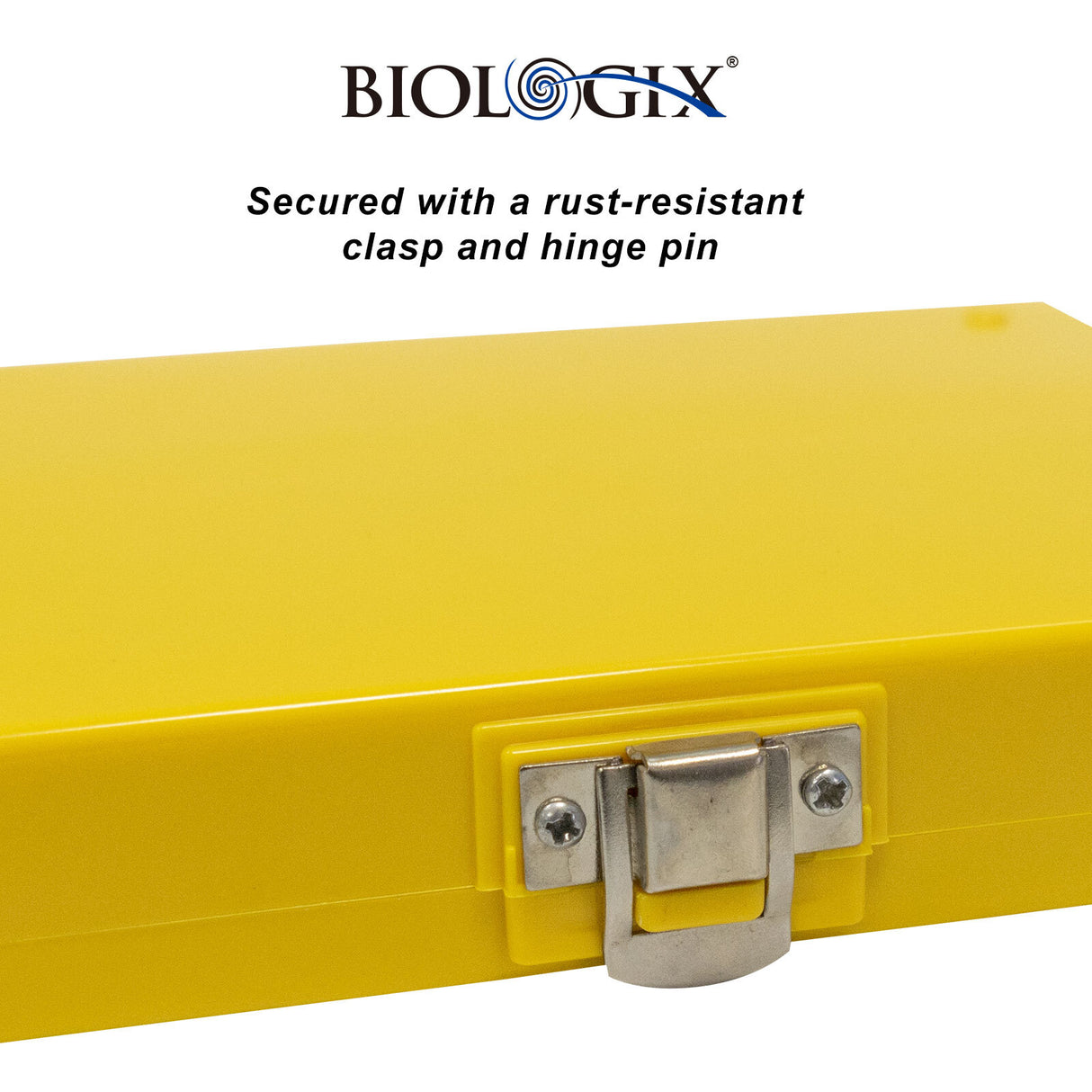 Biologix® Microscope Slide Storage Boxes with Cork Lining (100 Place), 5/Pack, 30/Case