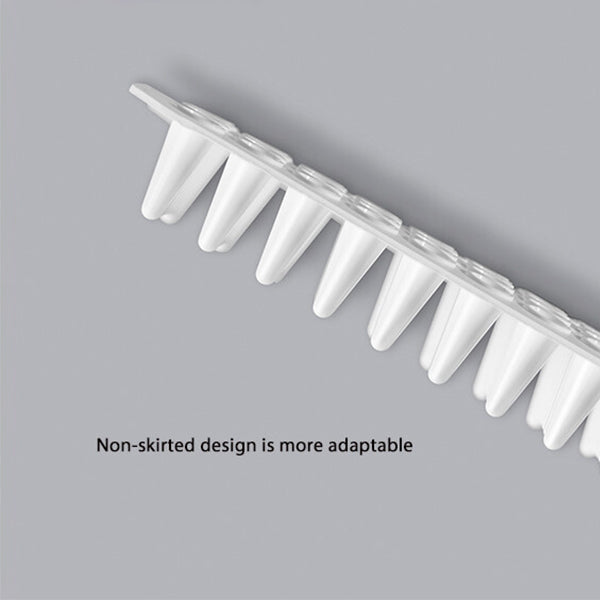 Biologix® 96 well non-skirted PCR Plates. 0.2ml Clear/White color, 10/Pack, 100/Case