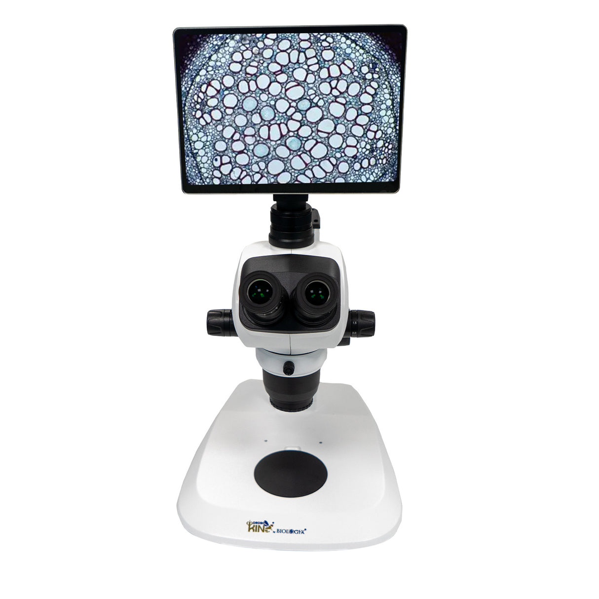 Trinocular Microscope, Eyepiece10X/23mm(adjustable viewing)), No built-in lightsource, 10.5 inch Android smart all-in-one, 1 Pcs/Case