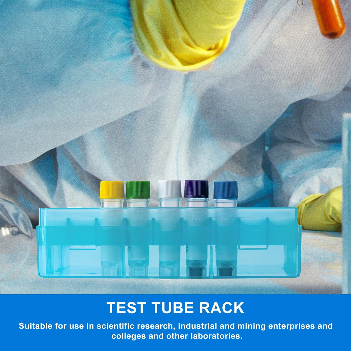 CryoKING® PP Cryogenic Boxes (2in. 81-Well) Assorted color, 5/Pack. 20/Case