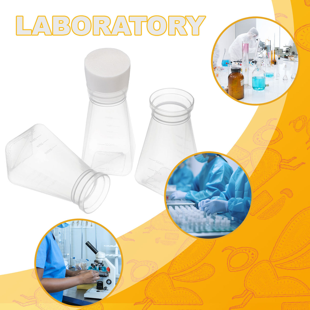 Biologix® Drosophila Closures for Drosophila Bottles, Densest Sponge, 40*30mm, 100/Bag, 10 Bags/Case