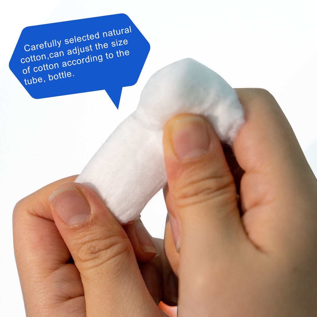 Biologix® Cotton Ball, Pure Absorbent Cotton Plug, 300 pieces/bag, 10 bags/box