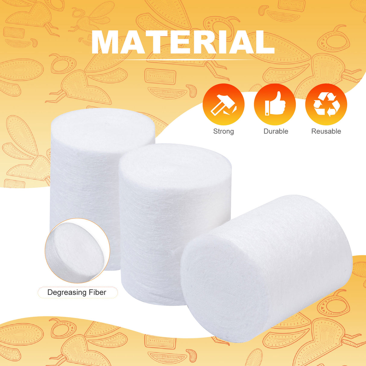 Biologix® Drosophila Closures for Narrow Vials, Degreasing Fiber, 24*30mm, 100/Bag, 10 Bags/Case