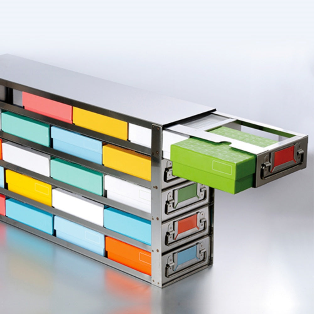 CryoKING® Side Access Drawer Freezer Racks (16 Boxes) 1 Piece/Case