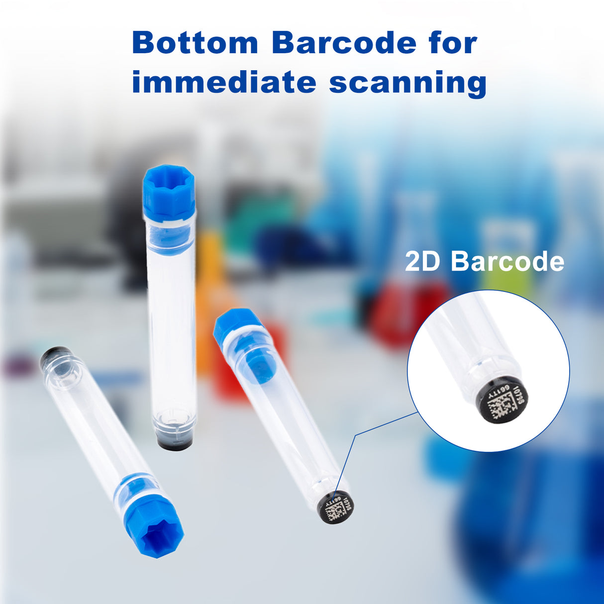 CryoKING® SBS Combo- 0.5ml Vials With A Rack, 10/Pack, 20/Case