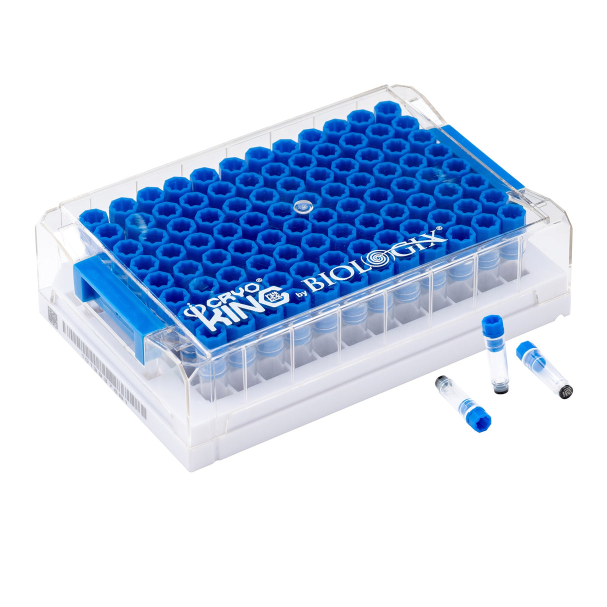 CryoKING® SBS Combo- 0.5ml Vials With A Rack, 10/Pack, 20/Case
