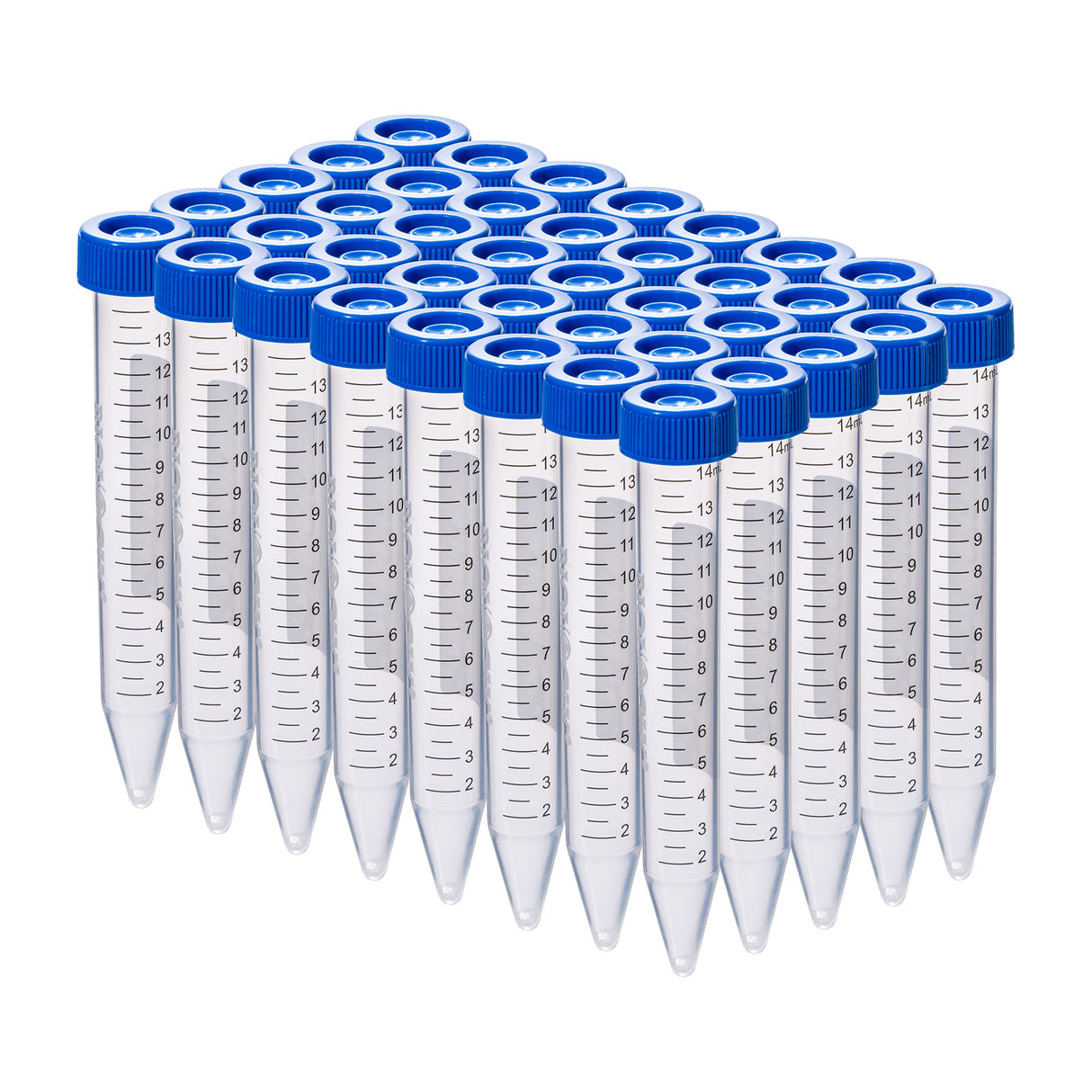 Biologix® 15ml Conical Bottom Centrifuge Tubes With Screw Caps, Sterile, 500/Case