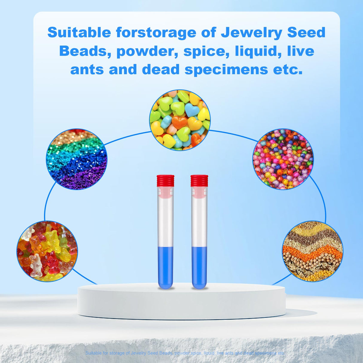 Biologix® Test Tubes (Polystyrene)-5mL, 500/Bag, 2000/Case