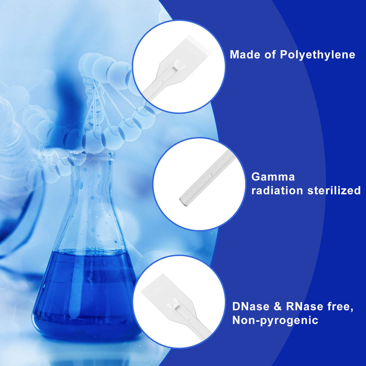 Biologix® Cell Lifters-18cm, 1/Bag, 100/Case