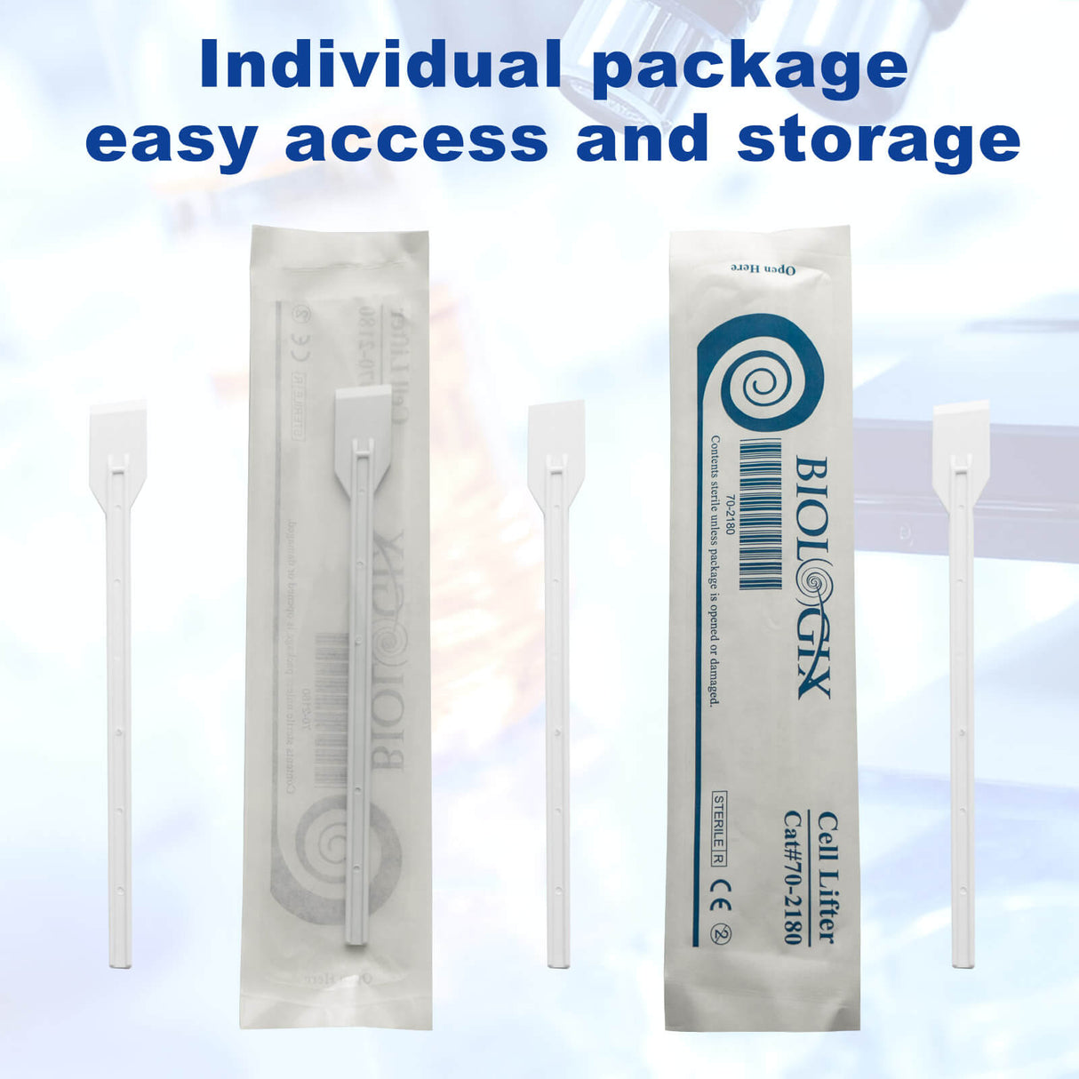 Biologix® Cell Lifters-18cm, 1/Bag, 100/Case