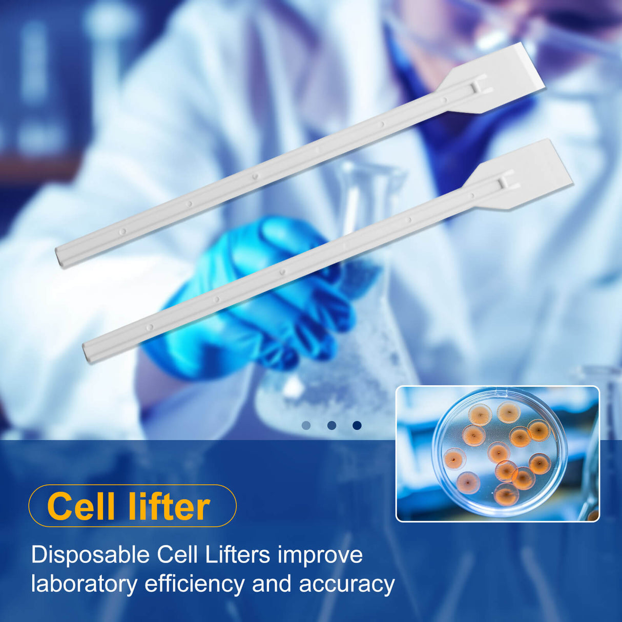 Biologix® Cell Lifters-18cm, 1/Bag, 100/Case