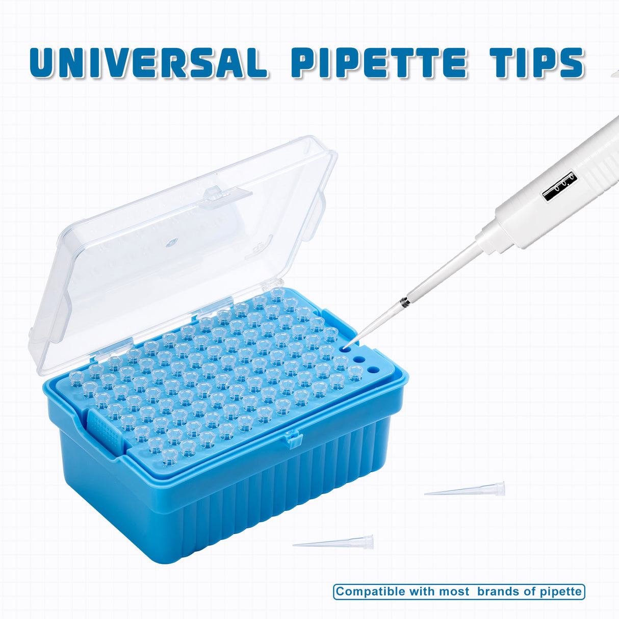 Biologix® Pipette Tips-10µl/200μl/1000µl/1000µl Extended, (Rack, Sterile)