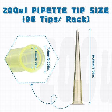 Biologix® Pipette Tips-10µl/200μl/1000µl/1000µl Extended, (Rack, Sterile)
