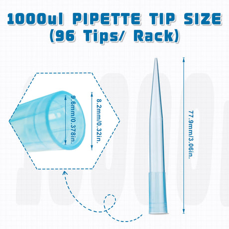 Biologix® Pipette Tips-10µl/200μl/1000µl/1000µl Extended, (Rack, Sterile)