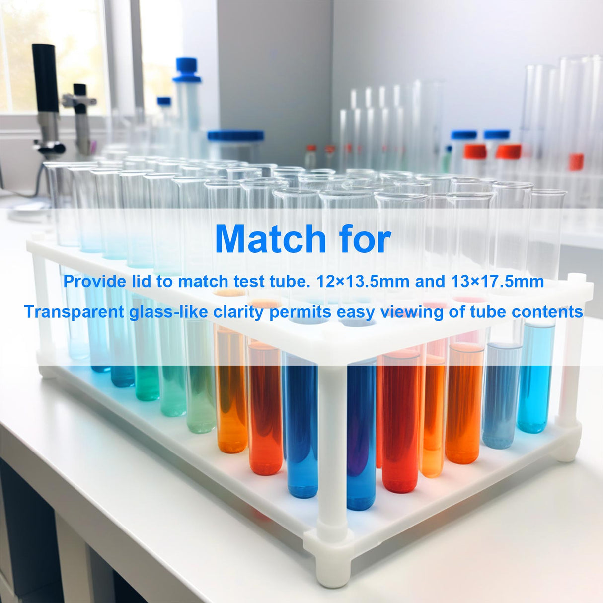 Biologix® Test Tubes-8mL, 250Pcs/Pack, 2000Pcs/Case