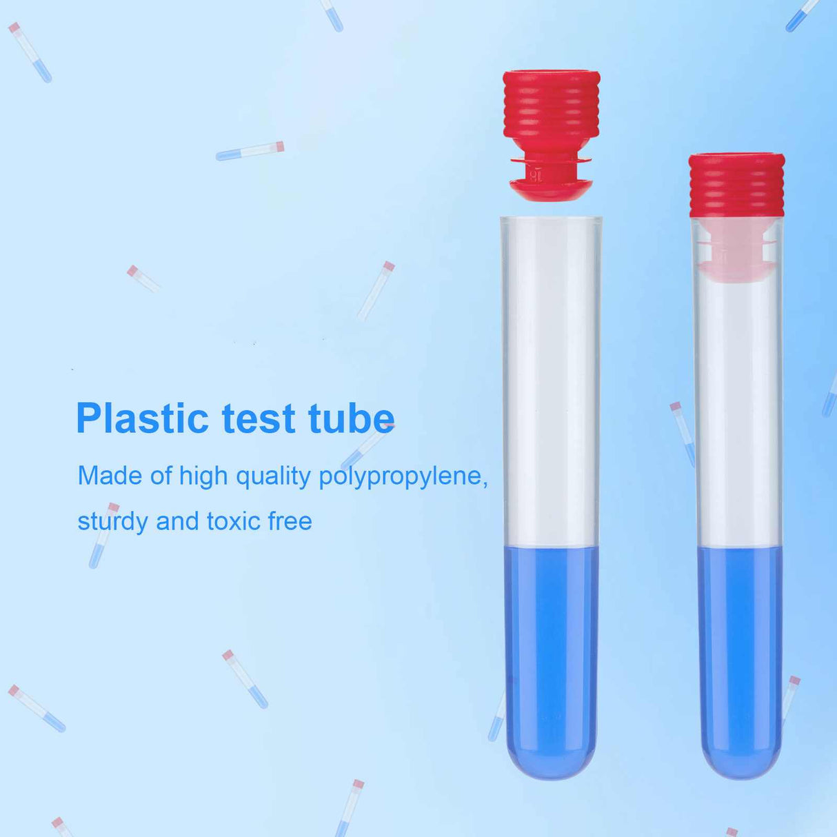 Biologix® Test Tubes-8mL, 250Pcs/Pack, 2000Pcs/Case