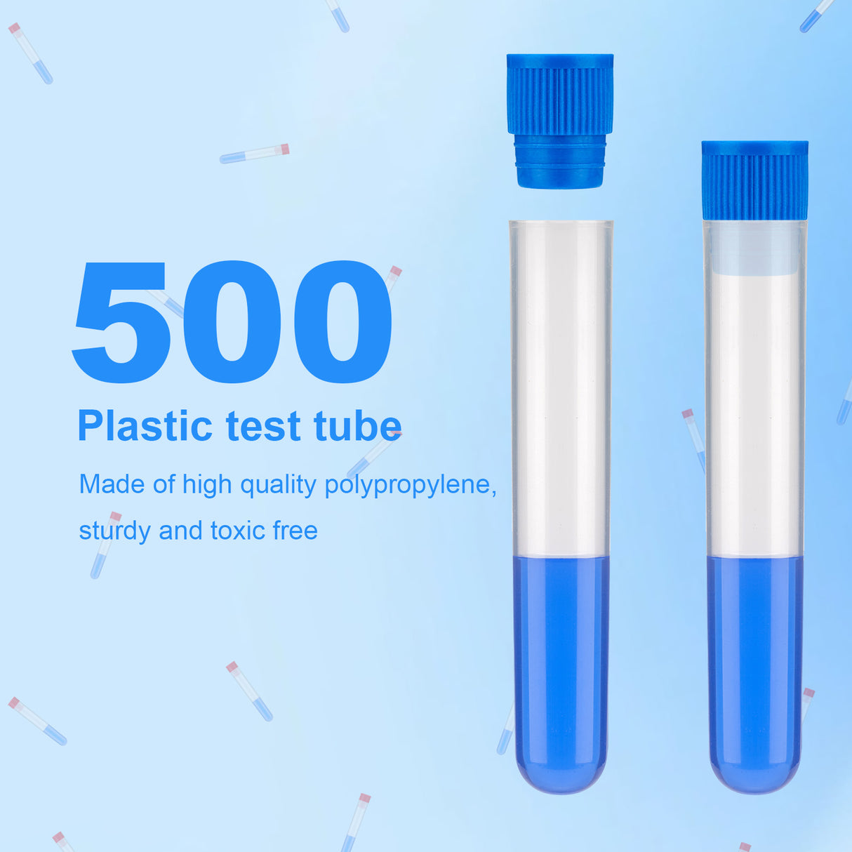 Biologix® Test Tubes (Polystyrene)-5mL, 500/Bag, 2000/Case