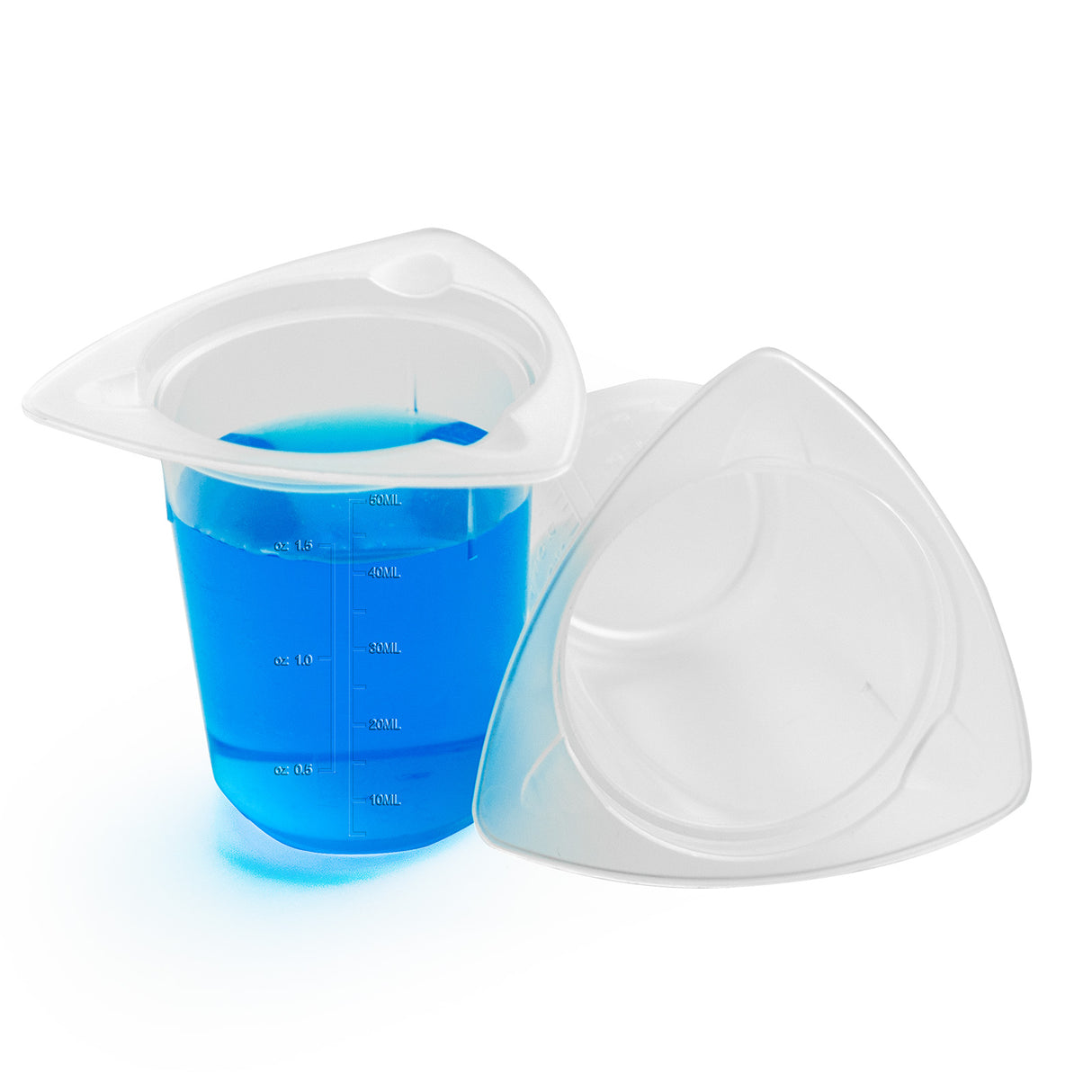 Biologix® Plastic Beakers for Laboratory & Science Experiments-50/100/250/400/800/1000ml, Case of 100