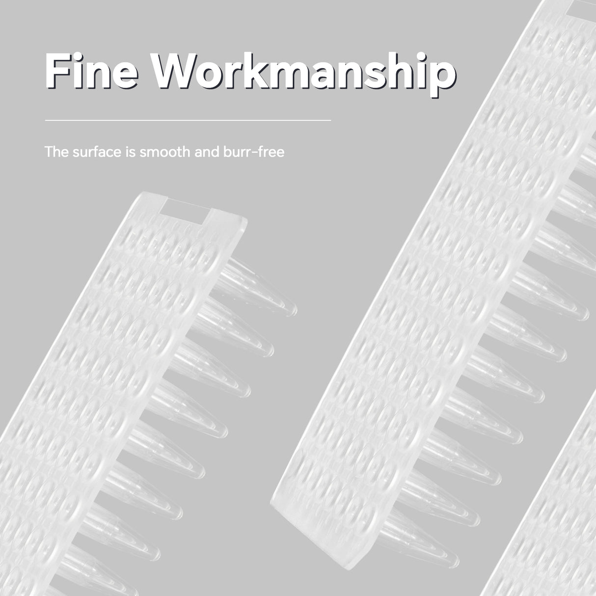 Biologix® 96 well non-skirted PCR Plates. 0.2ml Clear/White color, 10/Pack, 100/Case