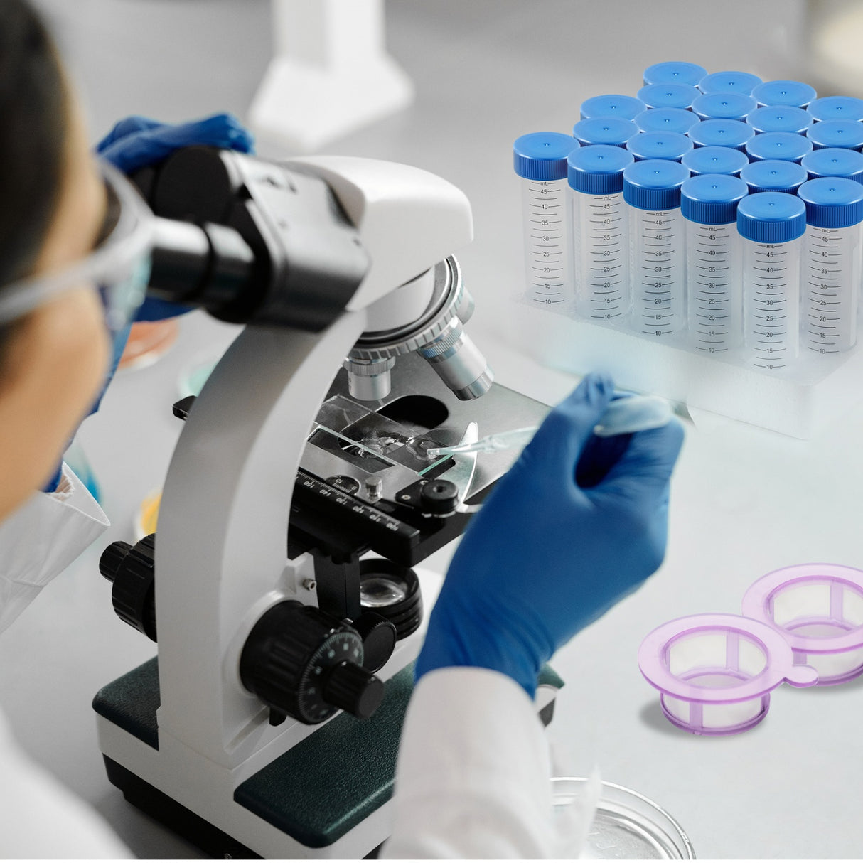 Biologix® Cell Strainers, 40/70/100μm, Individual Package, Case of 100