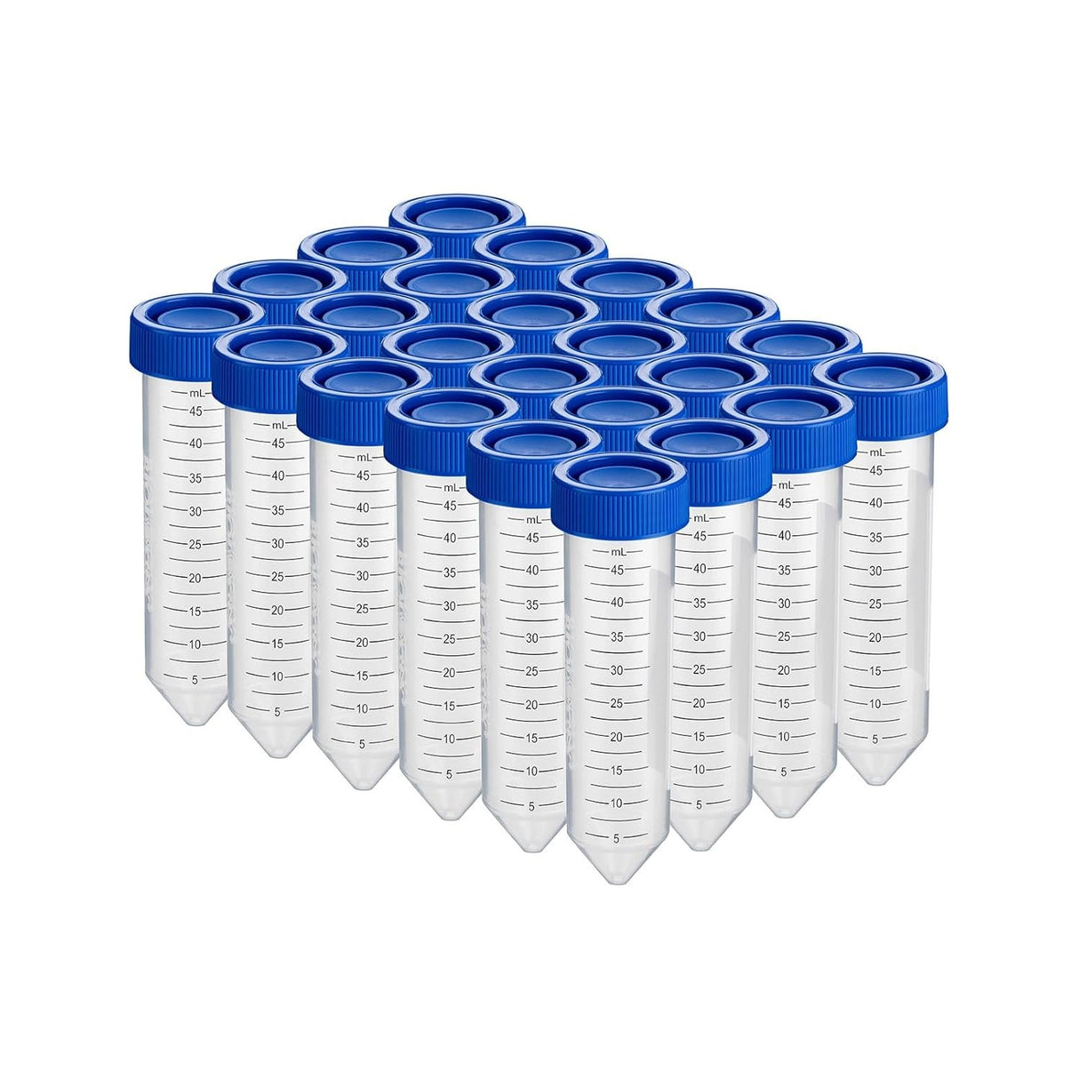Biologix® 50ml Conical Bottom Centrifuge Tubes With Screw Caps, Sterile, 500/Case