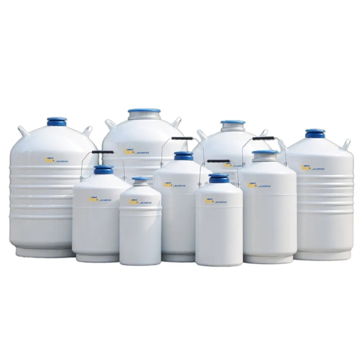 CryoKING® 2L/3L/6L/10L Liquid Nitrogen Tank Portable Dewar Series