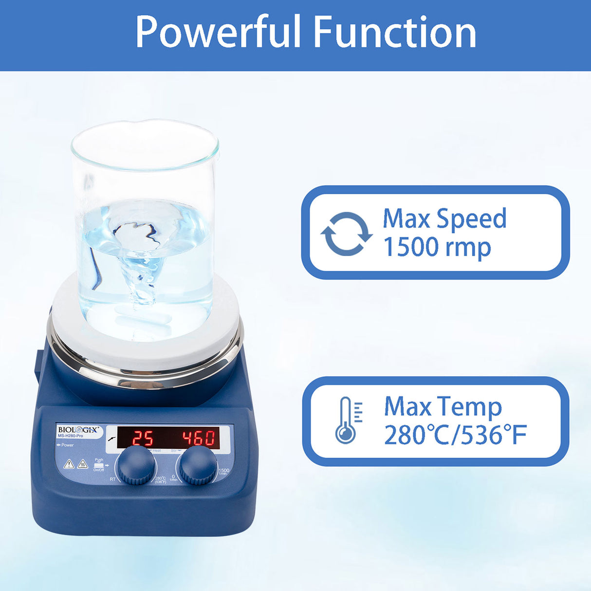 Biologix® Magnetic Hotplate Stirrers, 1 Piece/Case