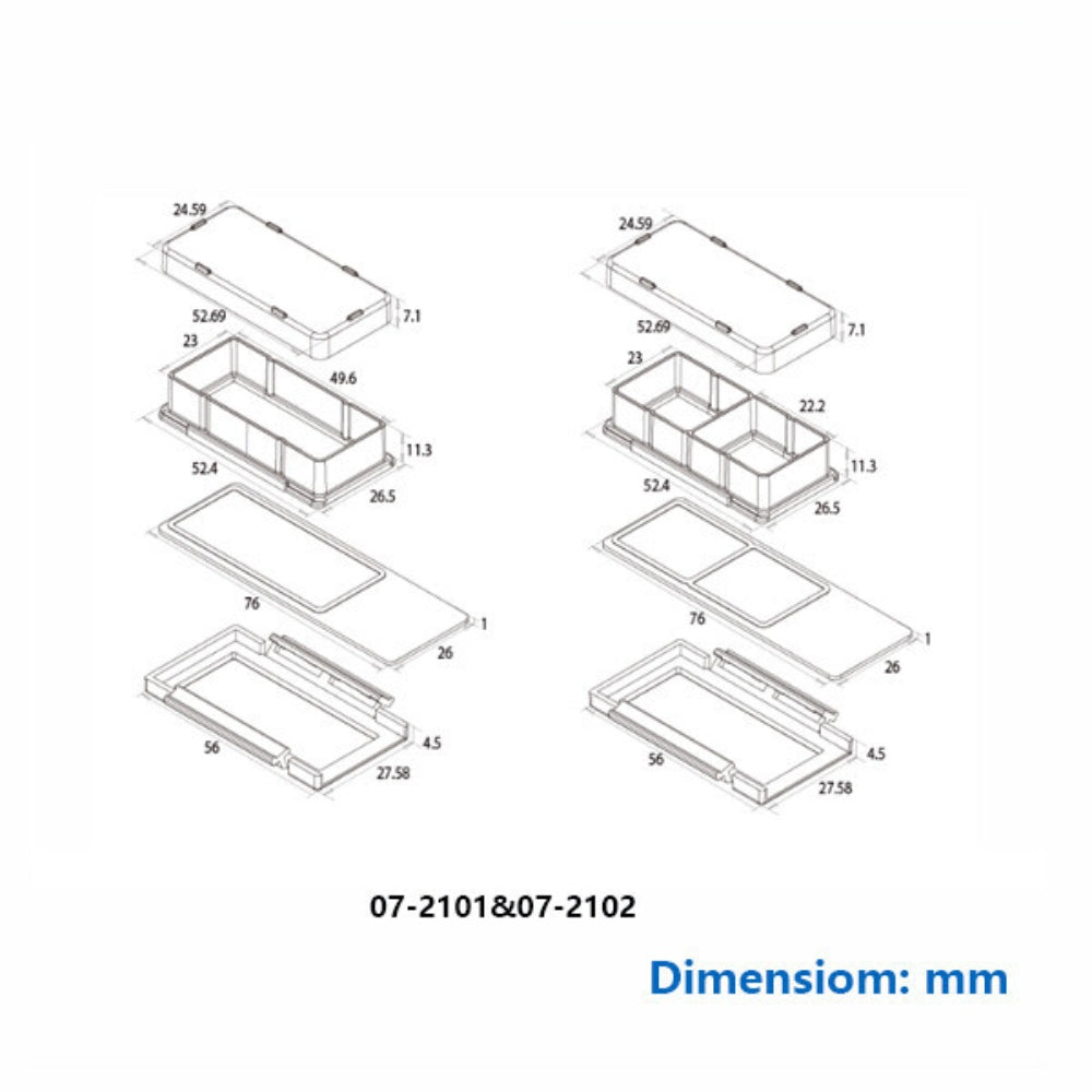 Biologix® Chambered Cell Culture Slides-1/2/4/8 Wells, 6/Pack, 12/Case