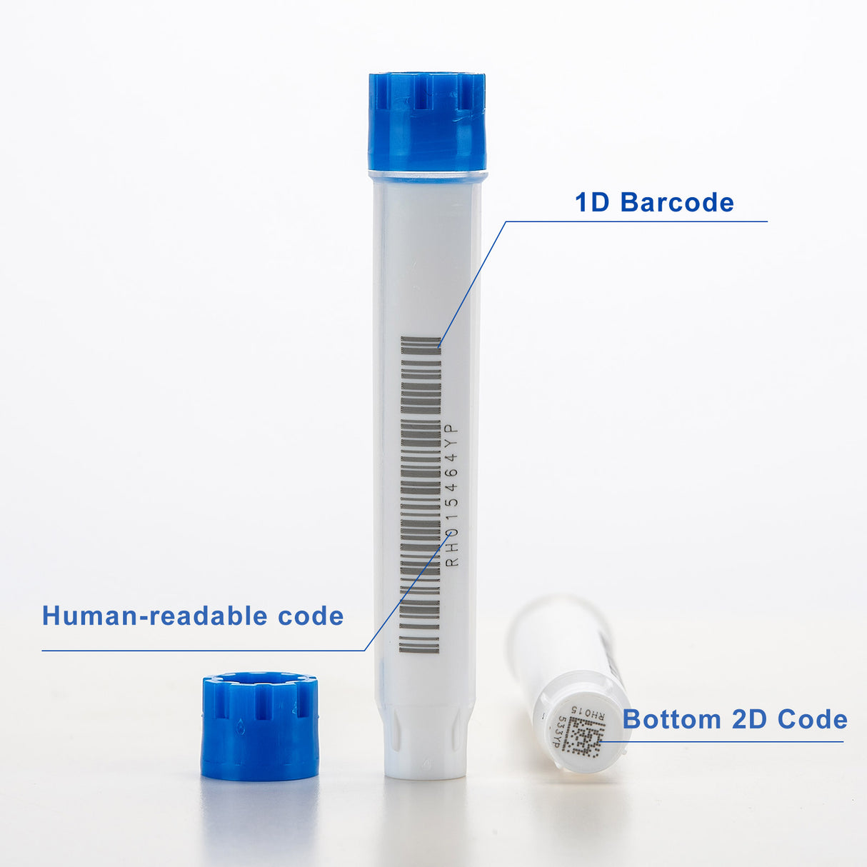 CryoKING® SBS Combo 1.4mL Cryogenic Vials + Rack, 10/Pack, 20/Case