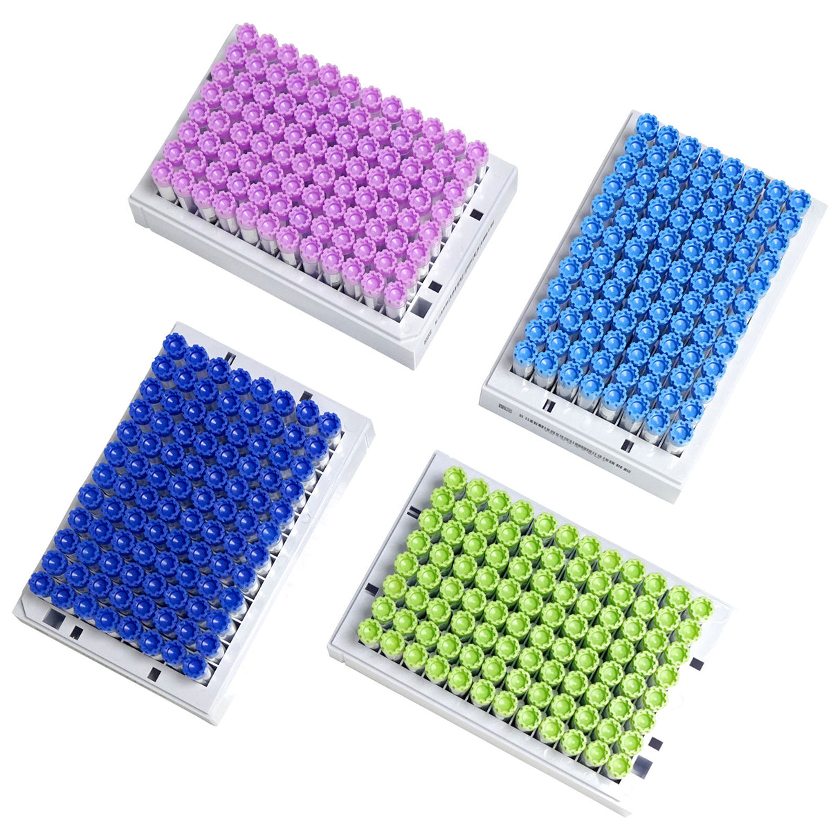 CryoKING® SBS Combo 1.4mL Cryogenic Vials + Rack, 10/Pack, 20/Case