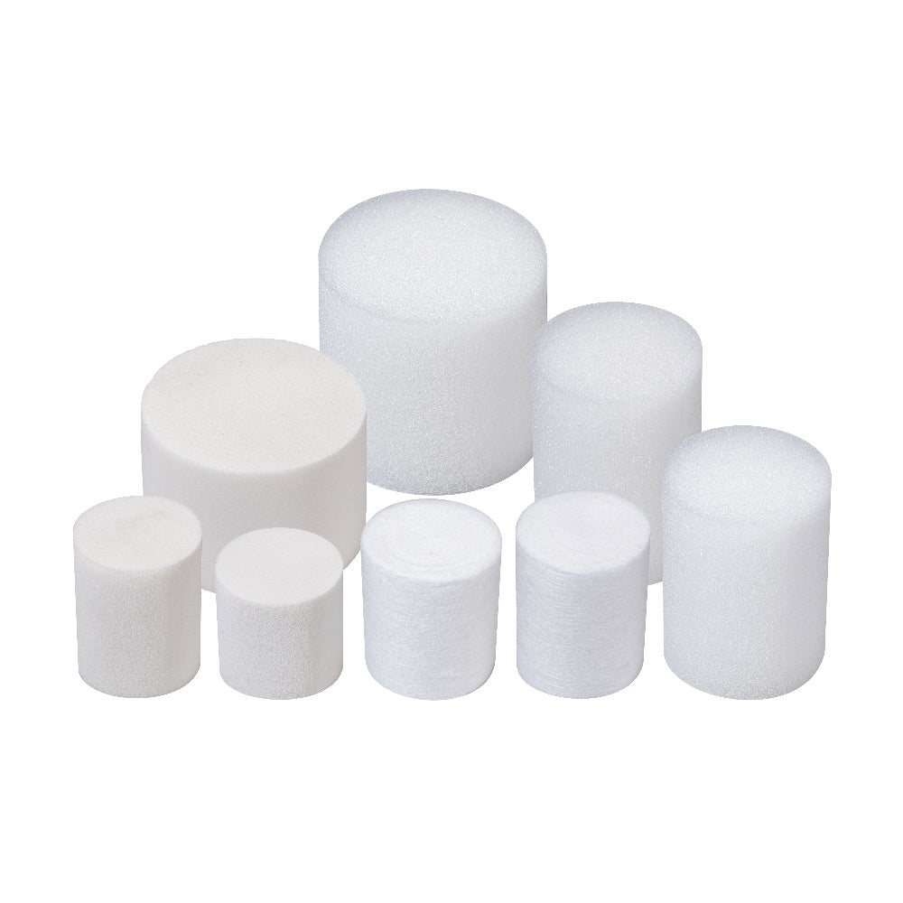 Biologix® Drosophila Closures for Narrow Vials, Fiber, Autoclavable, 100/Bag, 10 Bags/Case