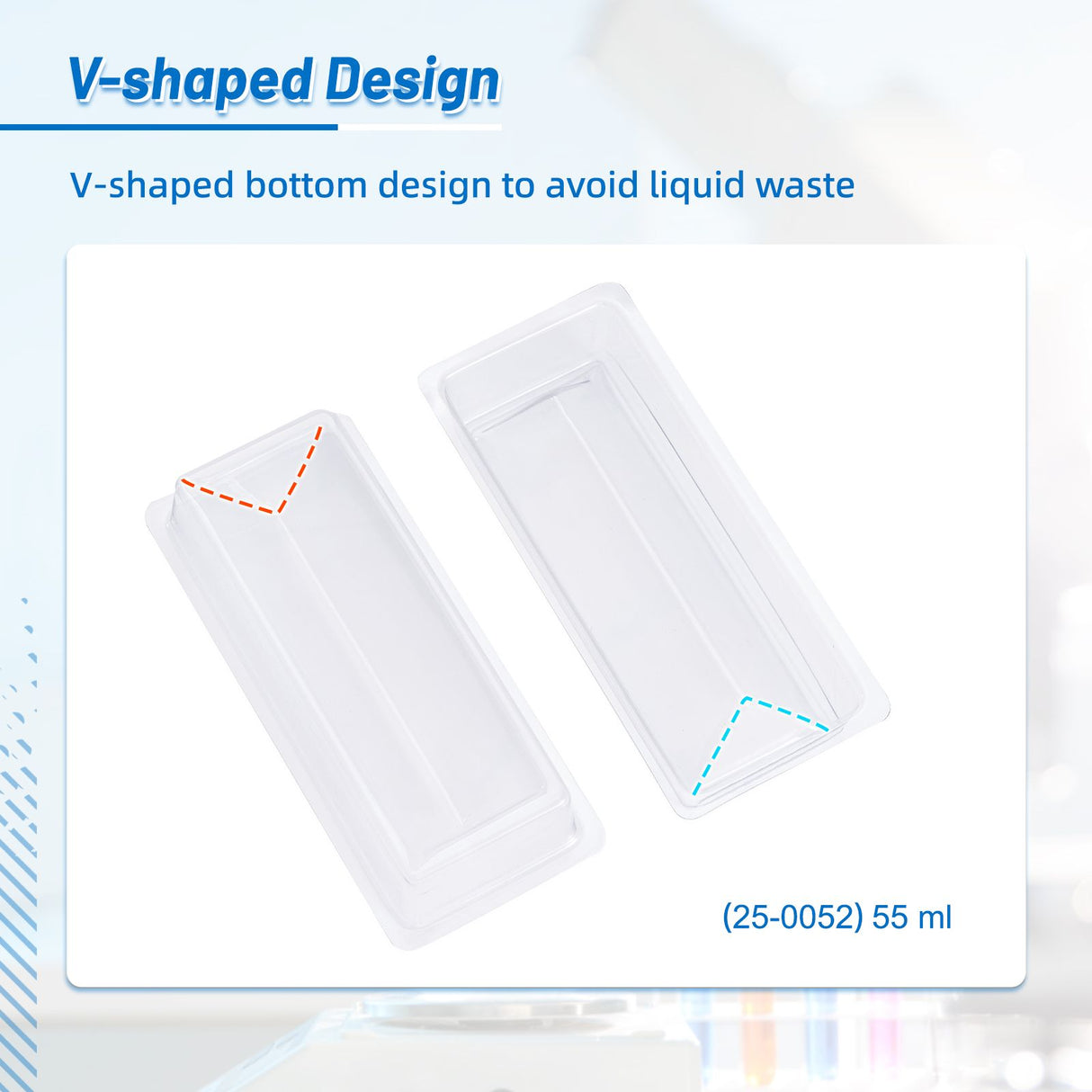 Biologix® Solution Basins-55mL (PVC), Case of 800