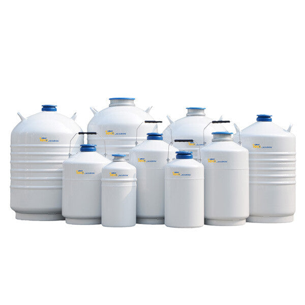 CryoKING® Liquid Nitrogen Tank Static Storage Series 31.5 L Include 6 canisters