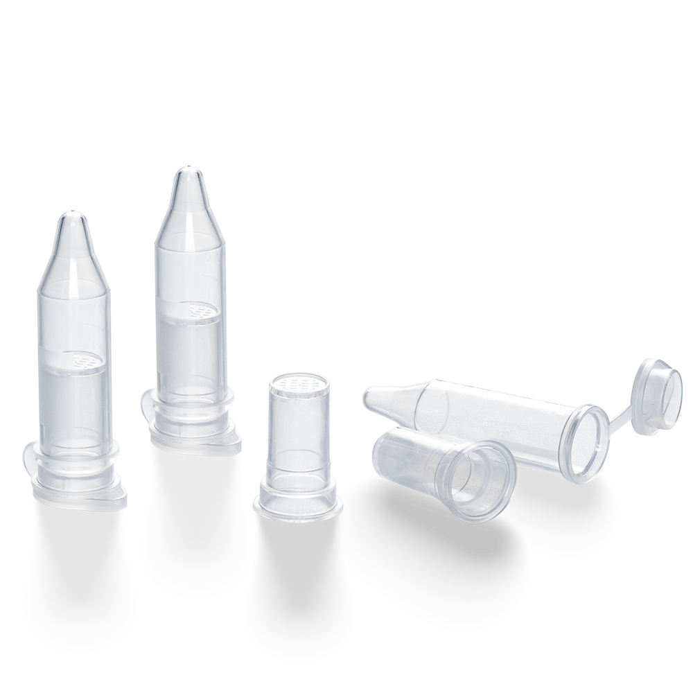 2mL Microporous Filter Column, 0.22/0.45μm, CA Filter Membrane, 25 Sets/Packet, 2 Packets/Bag