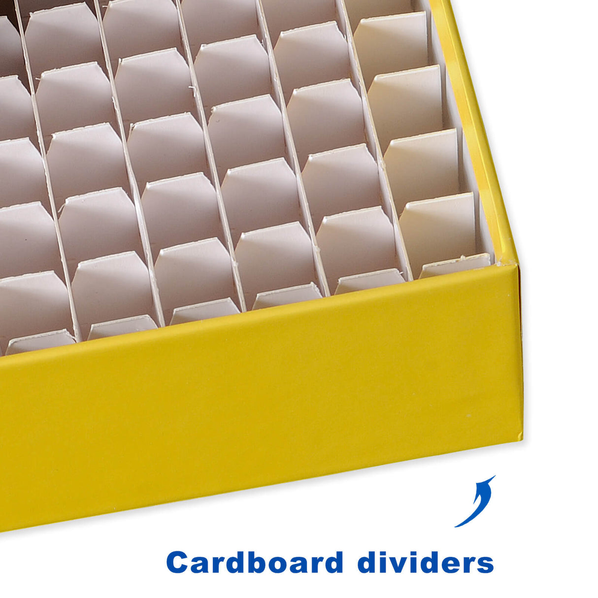 CryoKING 2 inch Cardboard Freezer Box, 81/100-well, 5 /Bag,20 Bags/Case