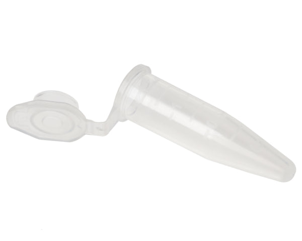 1.5mL Qwik-Snap Clear Microcentrifuge Tubes, Sterile, 500 tubes/bag
