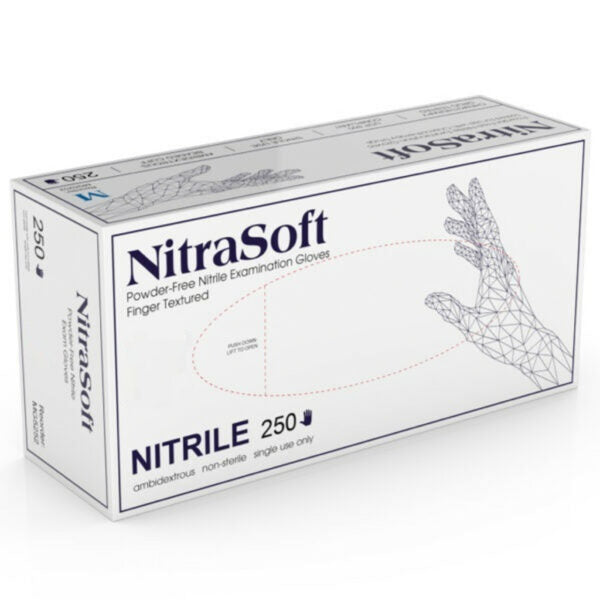 Cobalt Blue NitraSoft Nitrile PF Exam Gloves - 2,500/Case