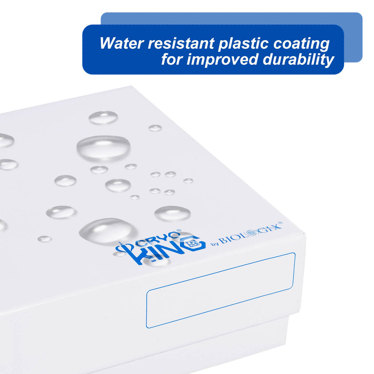 CryoKING® Cardboard Freezer Boxes, Plastic Coating, 5/Bag