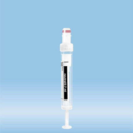 S-Monovette neutral, 2.7 ml, cap white,  66 x 11 mm, with paper label, 50 Piece(s)