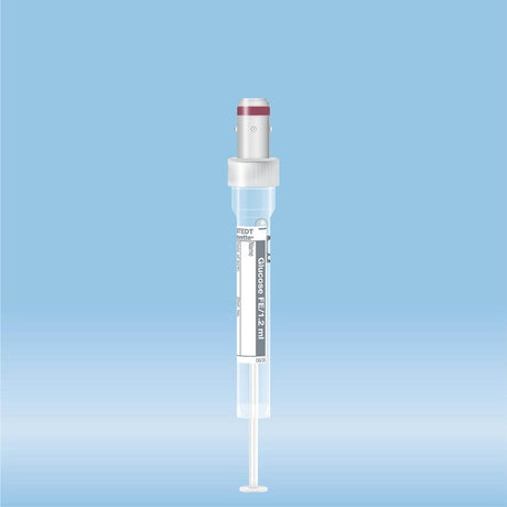 S-Monovette Fluoride/EDTA, 1.2 ml, cap grey,  66 x 8 mm, with plastic label, 50 Piece(s)