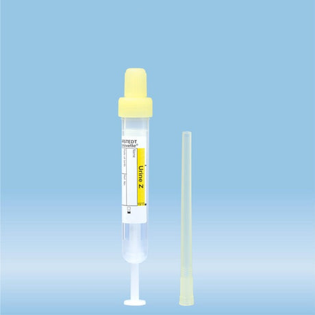 Urine Monovette, 3.2 ml, cap yellow,  75 x 13 mm, 64 piece(s)/bag, 64 Piece(s)