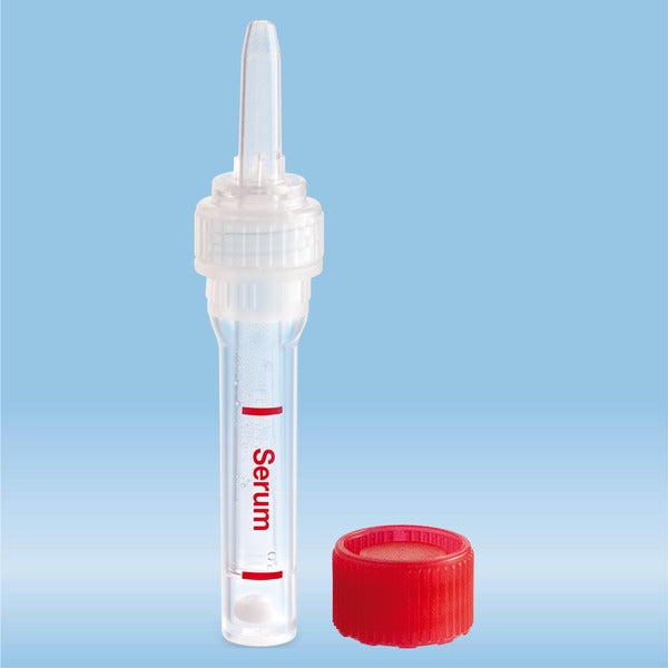 Multivette 600 Serum, 600 µl, cap red, screw cap, 100 Piece(s)