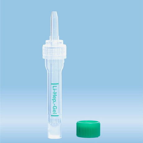 Multivette 600 Lithium heparin gel, 600 µl, cap green, screw cap, 100 Piece(s)