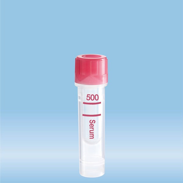 Microvette 500 Serum, 500 µl, cap red, flat base, 100 Piece(s)