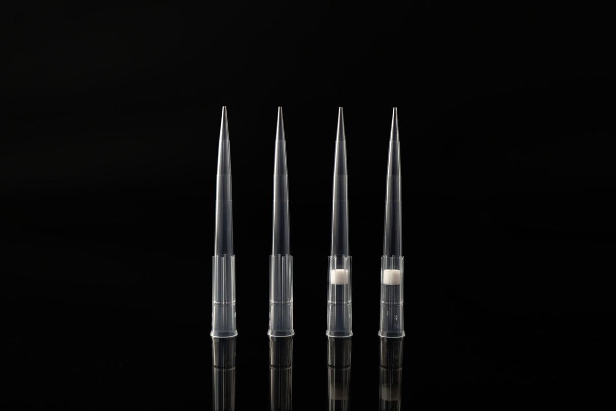 NEST Filtered Pipette Tips, Clear, Racked, Sterile, 96/box, 960/pk, 4800/cs