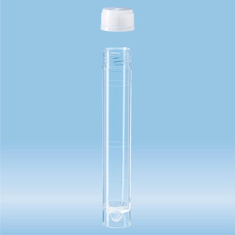 Screw cap tube,10 ml,  97 x 16 mm, PS, 500 Piece(s)