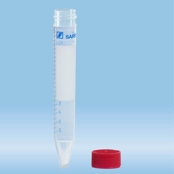 Screw cap tube, 15 ml, 120 x 17 mm, PP, with print, 500 Piece(s)